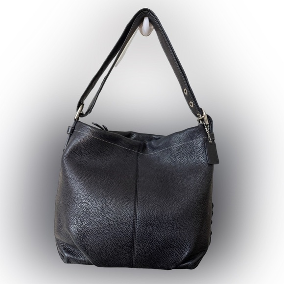 Coach Black Leather Hobo Bag - Picture 2 of 16